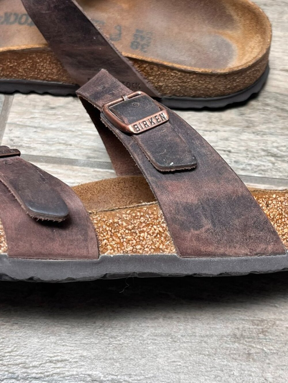 Birkenstock women's Mayari Sandals Mocha size EU 38 US 7.5 - Picture 4 of 7